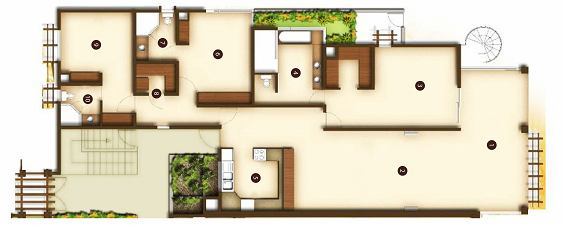 3 Bedroom Suite floor plan